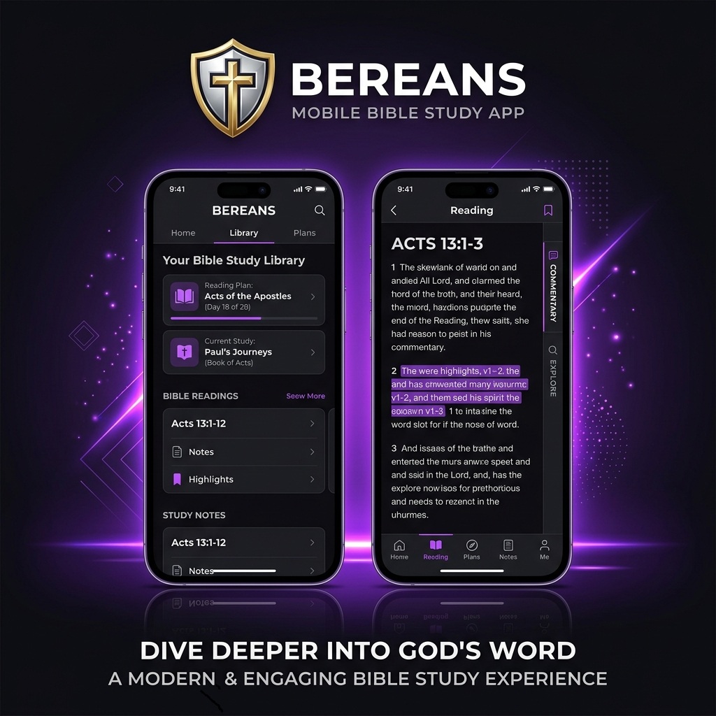 Bereans App Interface Previews
